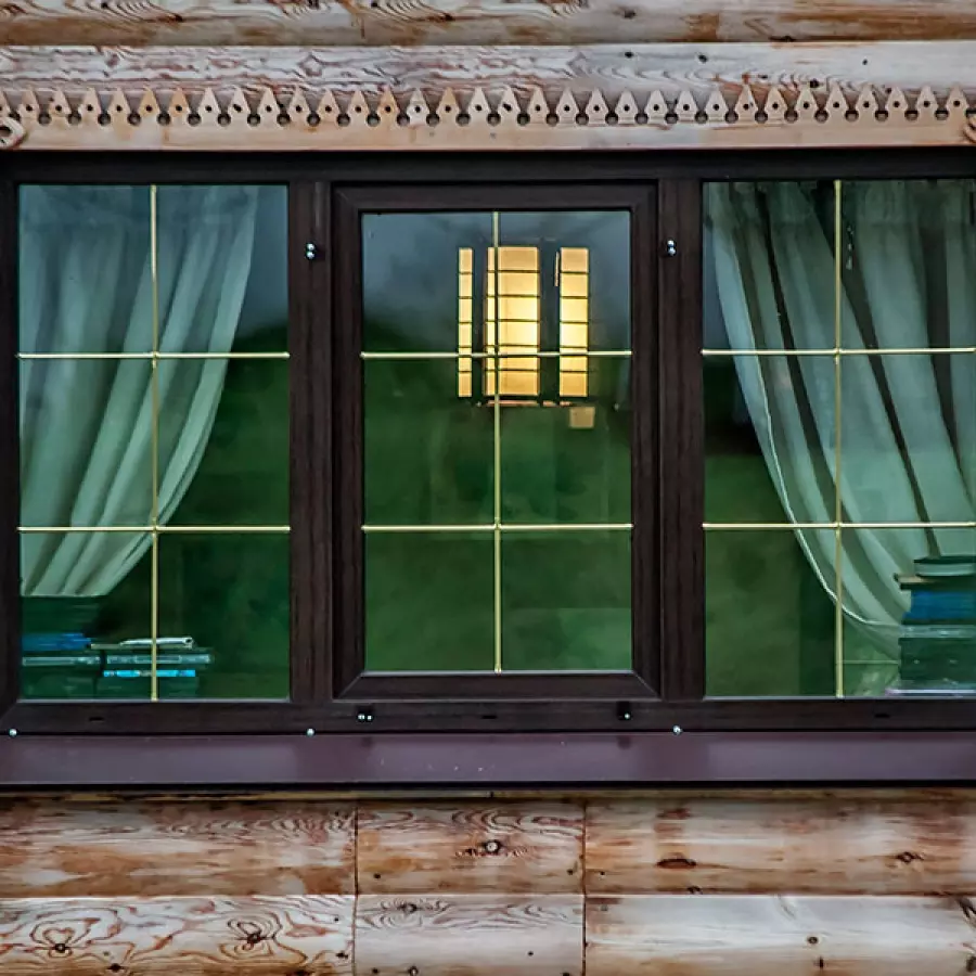 Ventanas de PVC decorativas. Ventanas con diseño